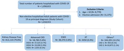 Nationwide in-hospital mortality and morbidity analysis of COVID-19 in advanced chronic kidney disease, dialysis and kidney transplant recipients